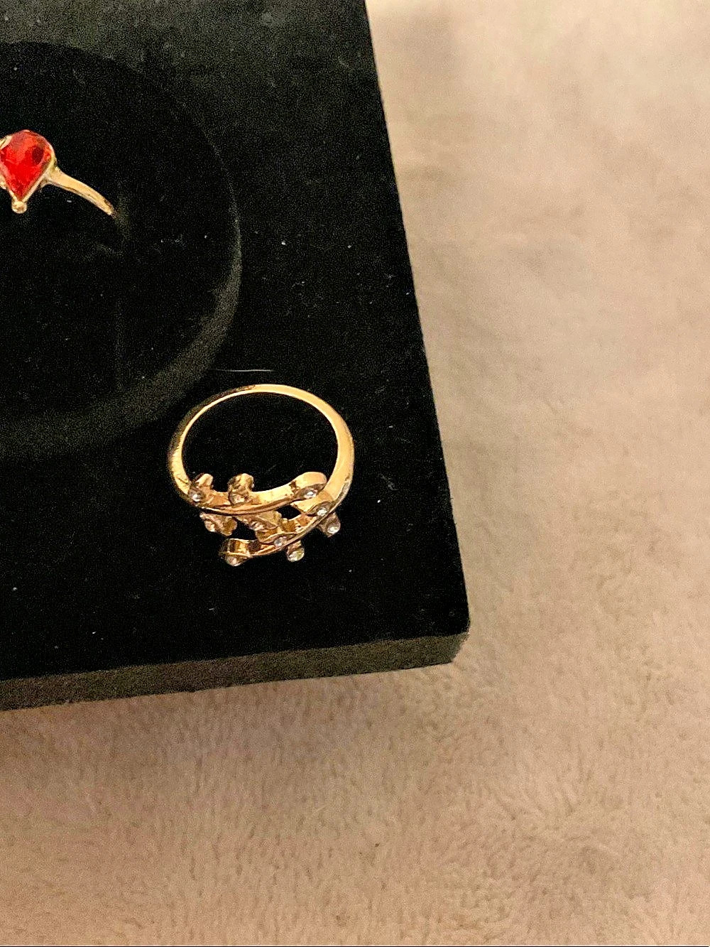 Gold & Red Ring Set - Picture 5 of 5